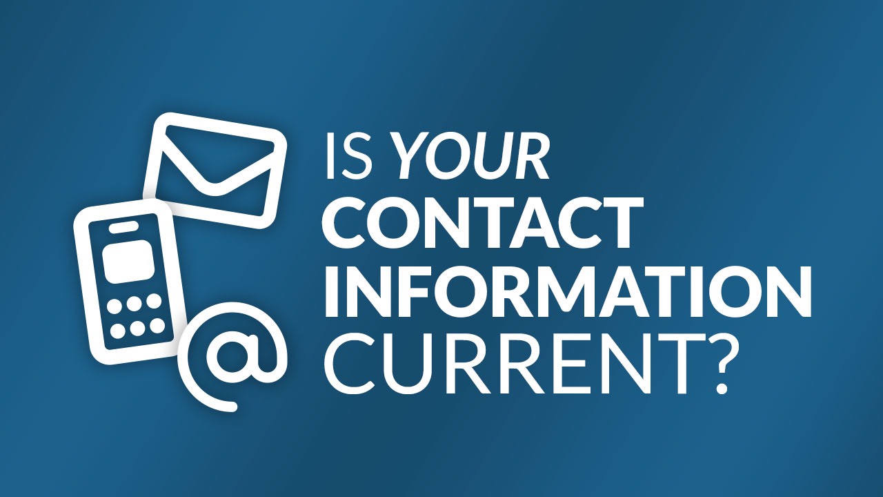 Update your contact information